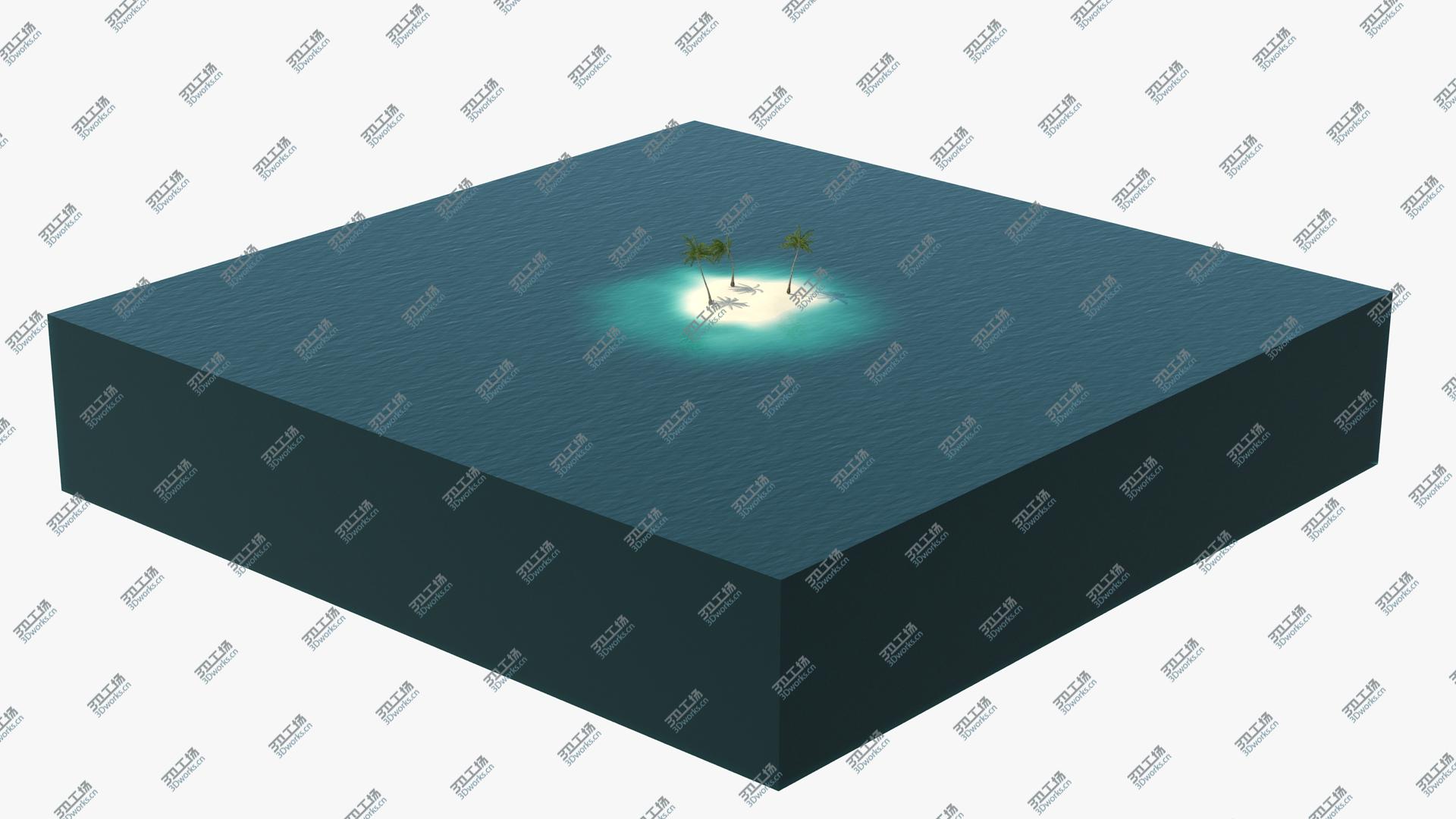 images/goods_img/202105071/Small Island in Ocean with Palms 3D model/3.jpg